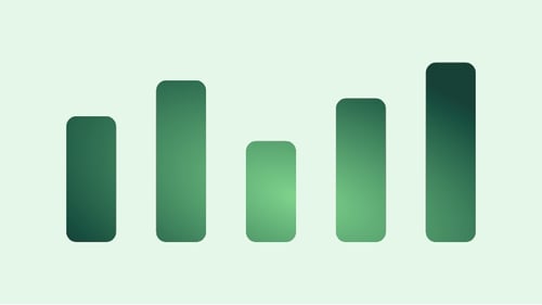Bars-gradient-green