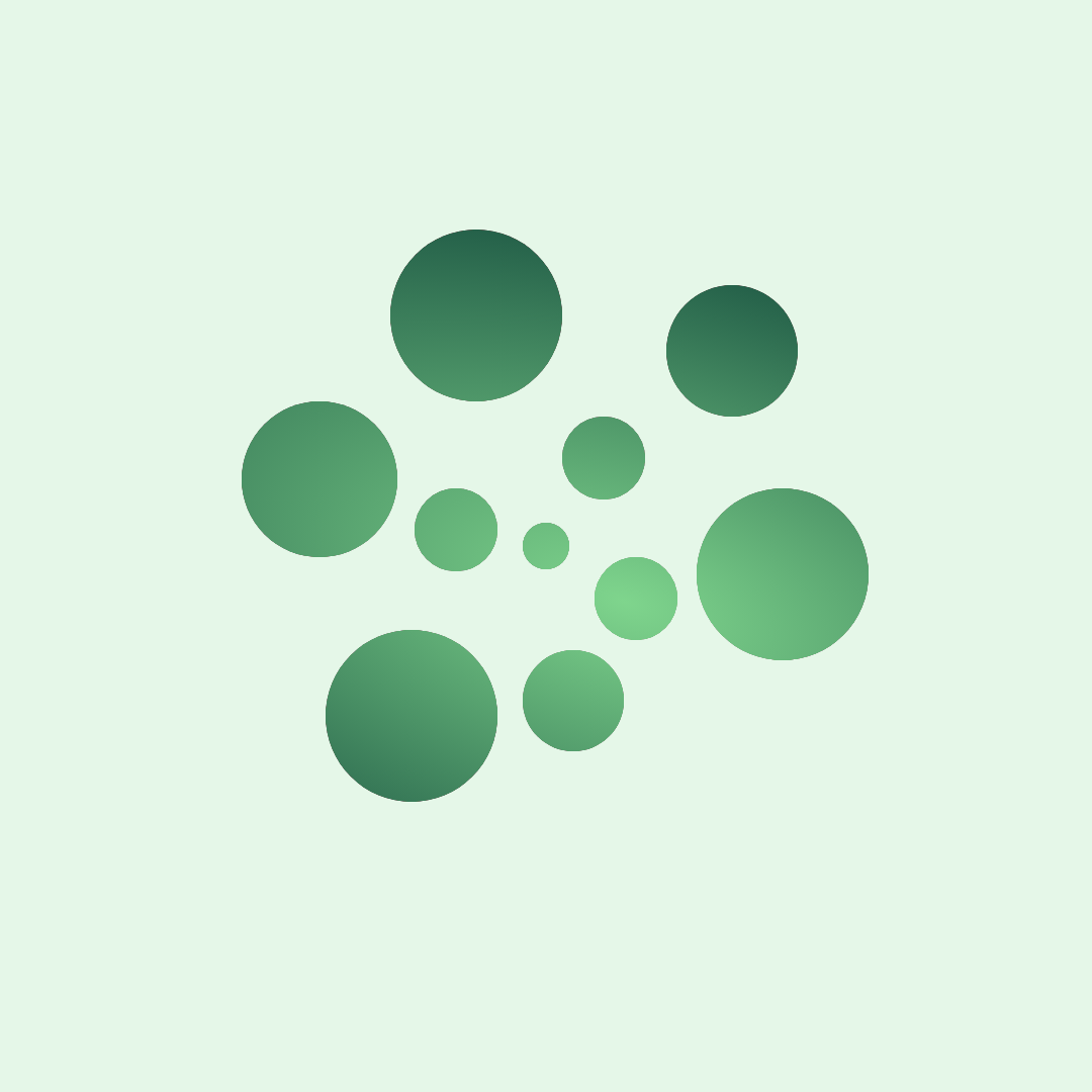 Circles-gradient-green